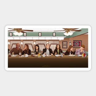 Agents of SHIELD - Last Supper at Rae's Sticker